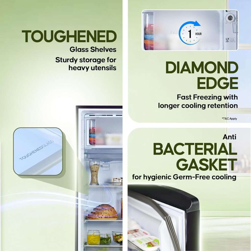 5 star single door fridge