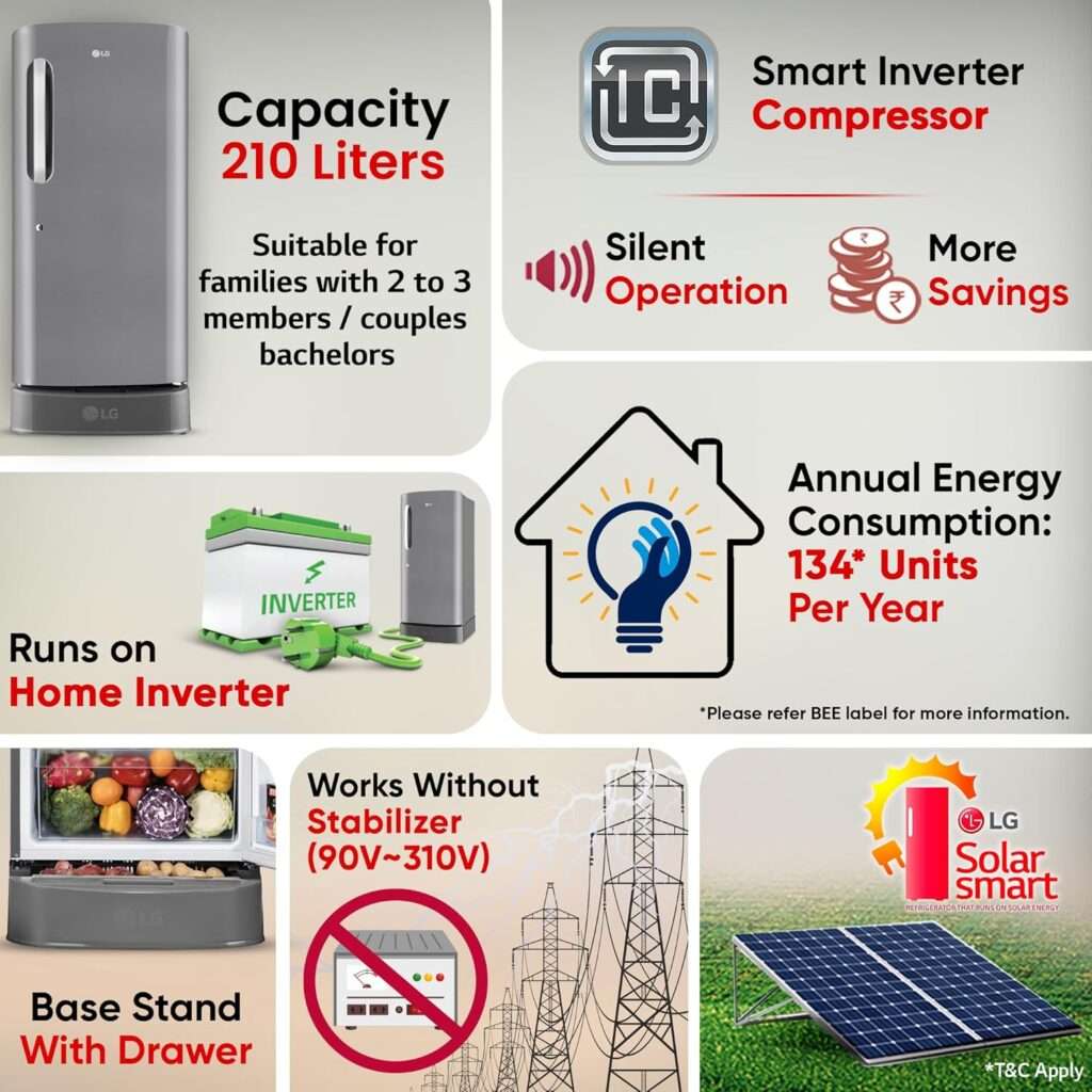 lg single door fridge