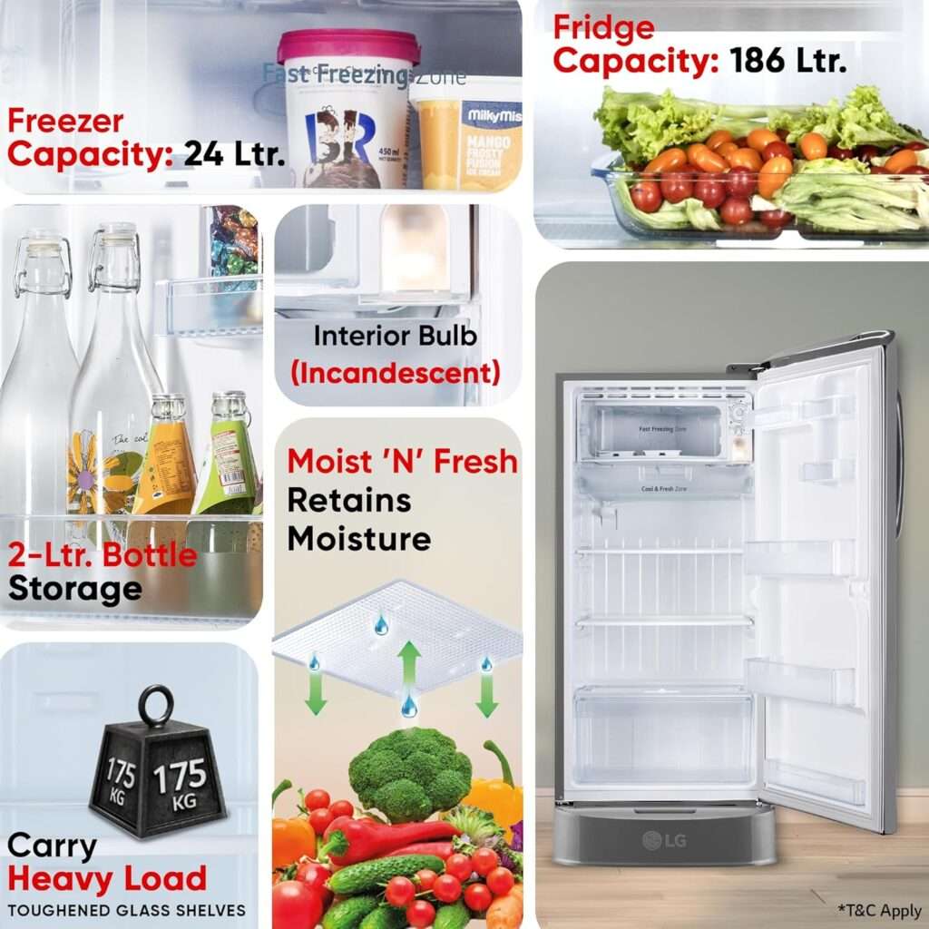 single door fridge under 20000
