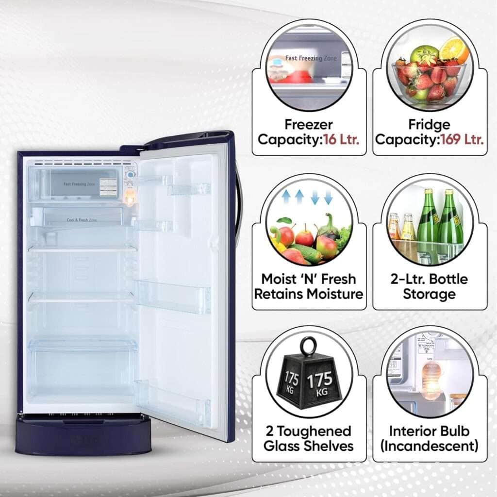 single door fridge under 20000