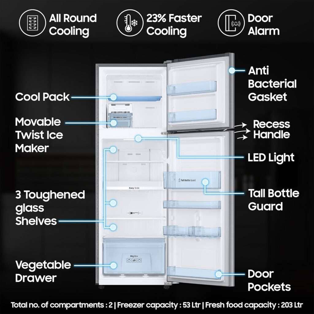 latest double door fridge