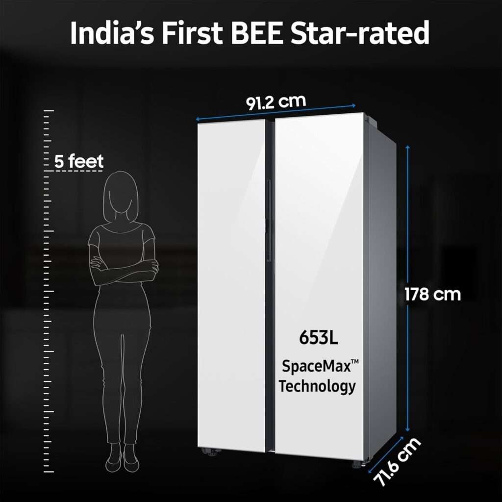 Smart side by side refrigerator