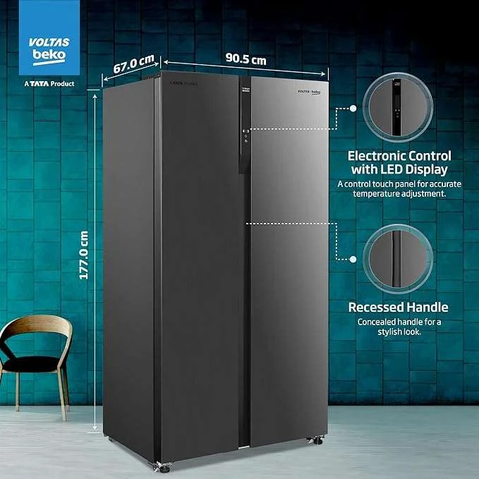 Smart side by side refrigerator